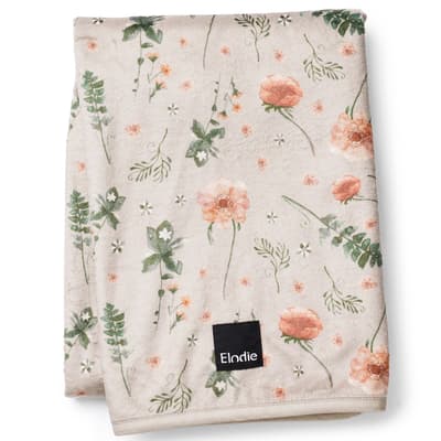 Elodie Details Pearl Velvet Blanket Meadow Blossom