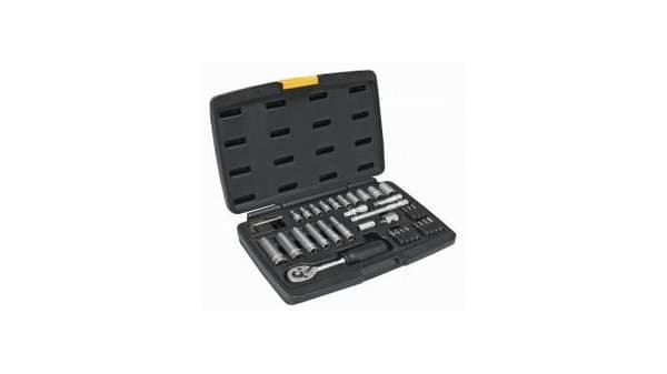 Topex fatningssæt 36 stk 1/4 Din 3122