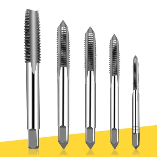 Maskin Skrue Gevind Metrisk Stik Tap Skrue Tap 3mm 4mm 5mm 6mm 8mm M3-M8 Set Kit