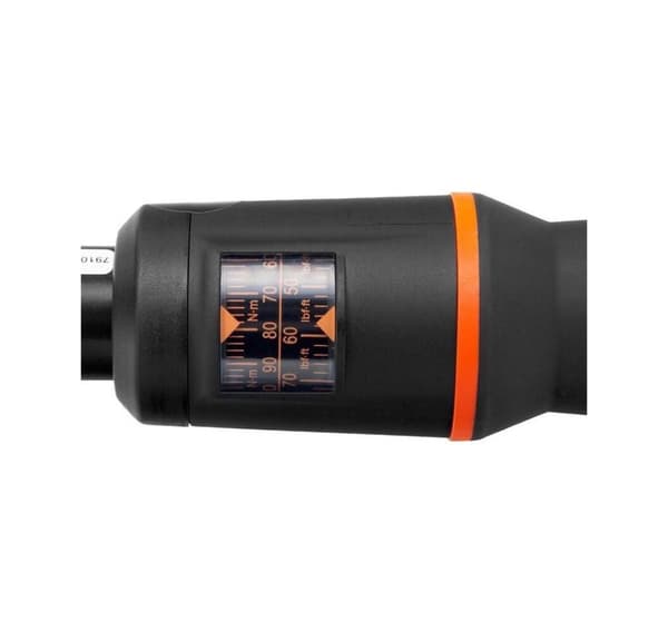 Mekanisk momentnøgle 20-100Nm ±3% (CW & CCW) 1/2" 387 mm, vinduesskala
