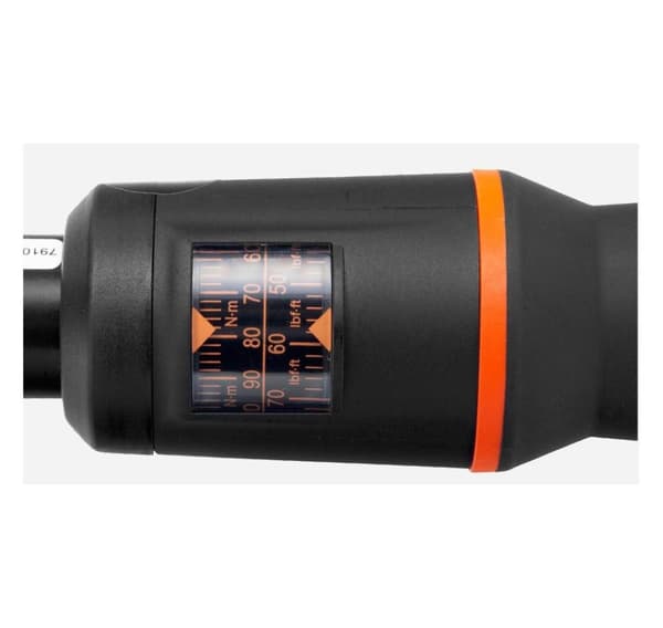 Mekanisk momentnøgle 60-340Nm ±3% (CW & CCW) 1/2" 685mm, vinduesskala