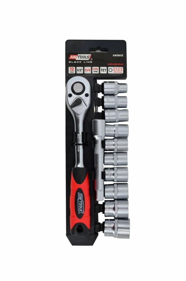 AWTOOLS NØGLESÆT 1/2" 12 stk
