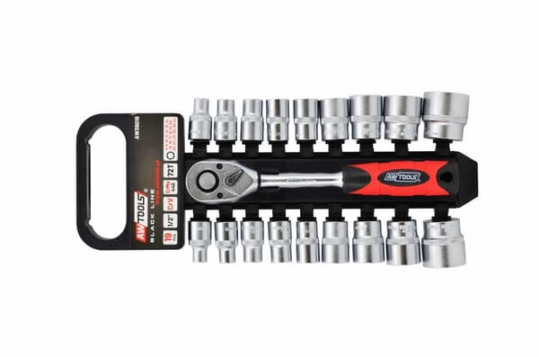 AWTOOLS NØGLESÆT 1/2" 19 stk