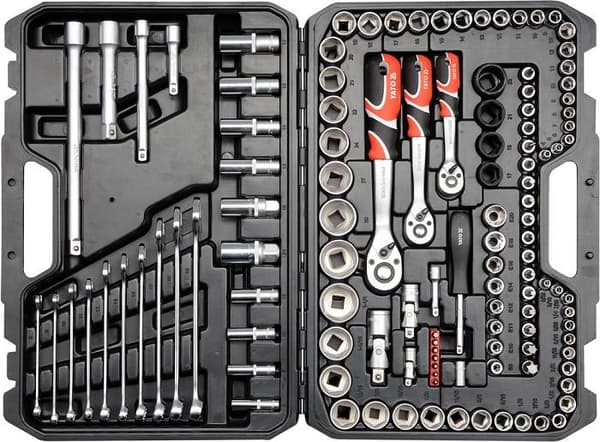 YATO-Avainsarja 1/4", 3/8", 1/2" 120 kpl XL 38801