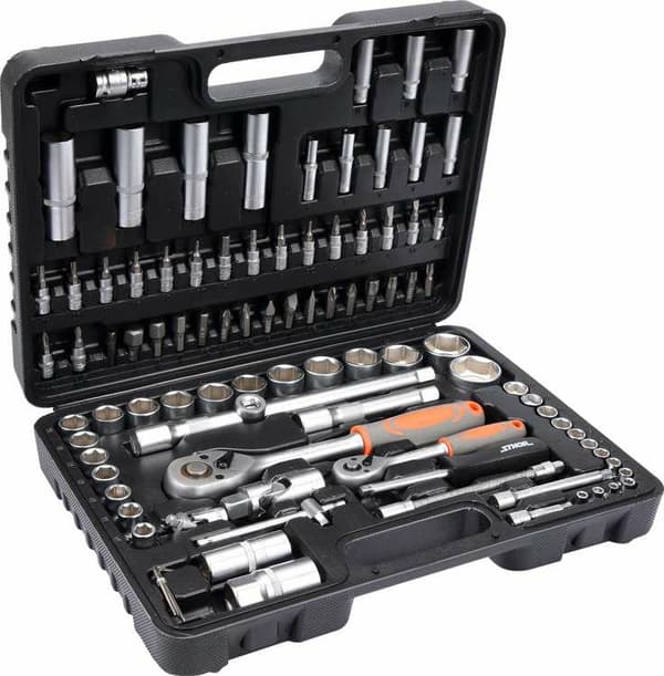 STHOR SÆT NØGLER 94 ELEMENTER 1/2", 1/4 58687