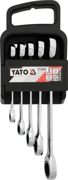 YATO RINGNYCKLAR MED SPÄRRSET 5 st. 5038