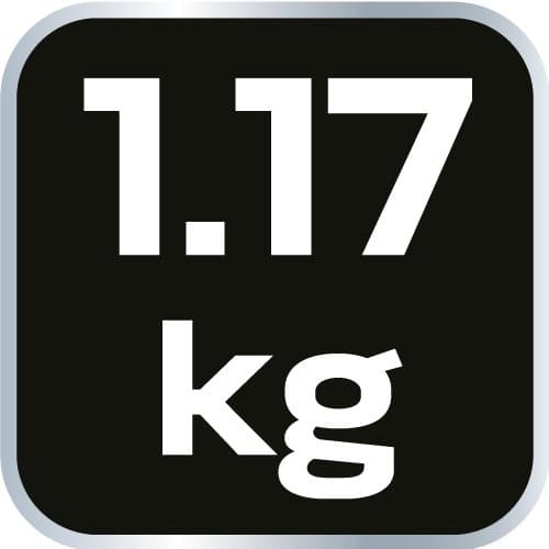 Skralde pneumatisk skruenøgle, 1/2", 88 Nm
