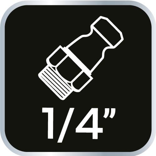 Pneumaattinen iskuavain, 1/2", 320 Nm, sarja hylsyillä