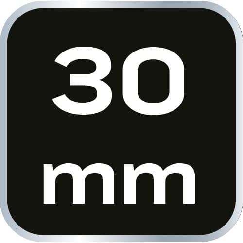Kombinøgle med skralde og 30 mm kontakt