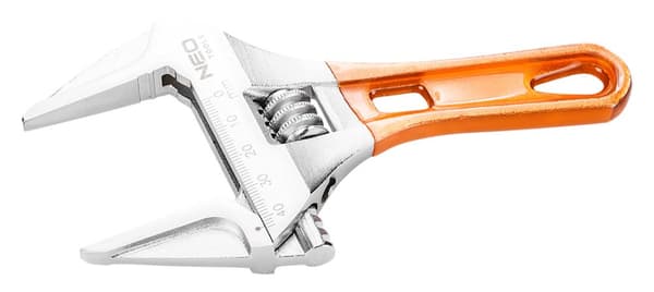 Kort justerbar skruenøgle 156 mm, rækkevidde 0-43 mm