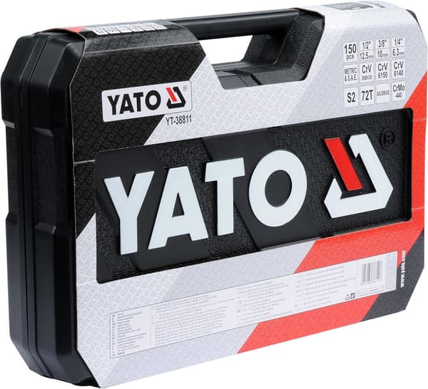 Yato YT-38811 topnøgle Topnøglesæt 150 stk.