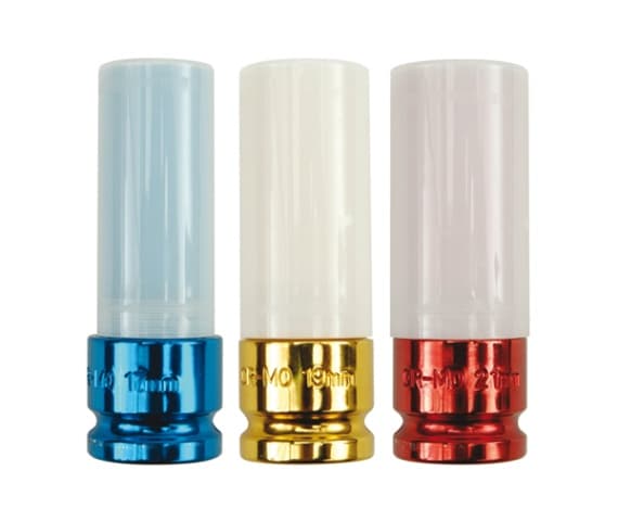 YATO STØTNINGER TIL ALUMINIUM HJUL SÆT, 3 stk. 17-19-21 mm 1056