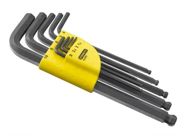 STANLEY SET MED KULA 9 st 1,5 - 10 mm