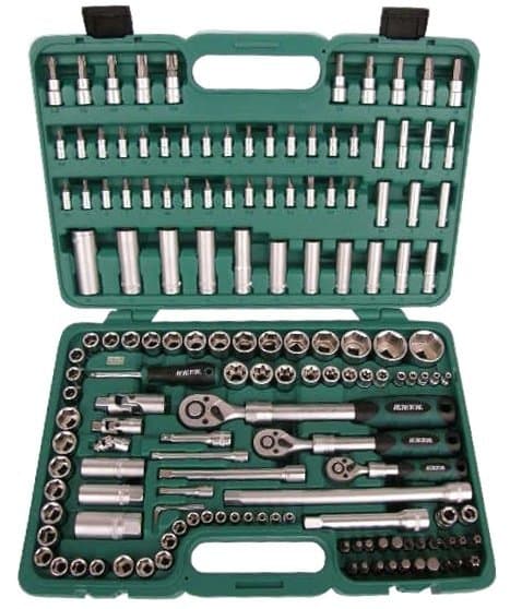 HONITON NØGLESÆT 155 ELEMENTER 1/4"-3/8"-1/2" H4351