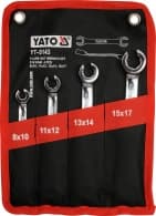 YATO HALVÖPPNA ÖPPNA NYCKLAR SET. 4 st. 0143