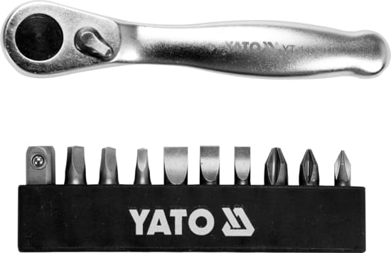 YATO SÆT AF ENDER MED KRALDE 11 stk.