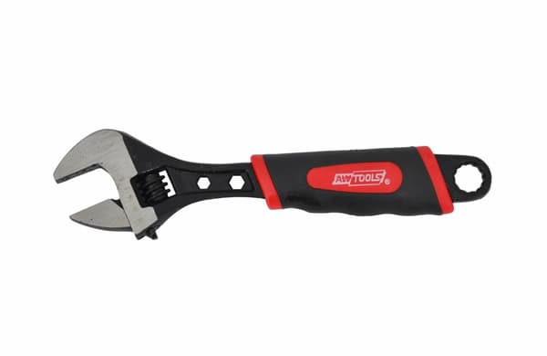 AWTOOLS SWEDISH TYPE JUSTERBAR NØGLE - GUMMI HÅNDTAG 200mm
