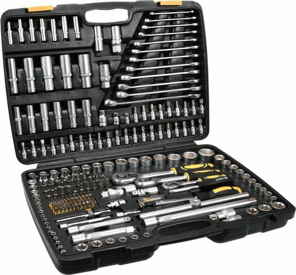 VOREL NØGLE SÆT 216 dele 1/2"/3/8"/1/4"