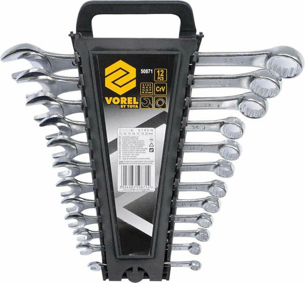 VOREL AVORENKAUSAvainsetti 12 kpl (6-22mm) CV 50871