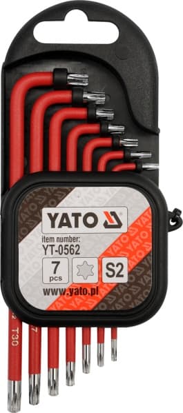YATO RÖR TORX NYCKLAR 7 st. T9-T30 0562