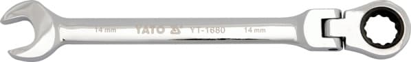 YATO KOMBINATIONSNØLE MED SKALDE 13mm, MED LED 1679