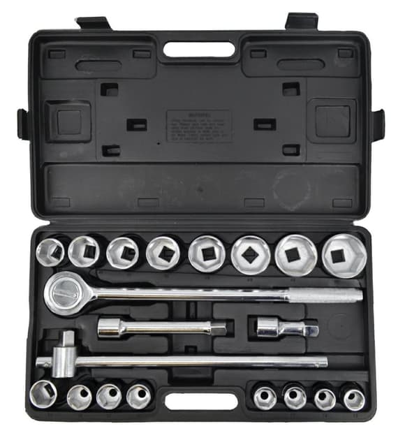 AWTOOLS NØGLESÆT 21 stk. 3/4"/ PLASTKASSE