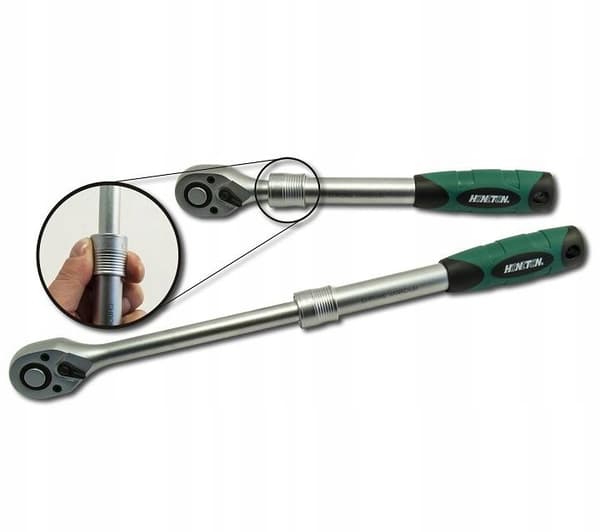 HONITON RATCHET 1/2" 72 TÆNDER TELESKOPISK