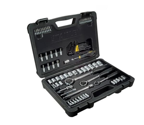 STANLEY NØGLESÆT 80 stk. 1/4"-3/8"-1/2"