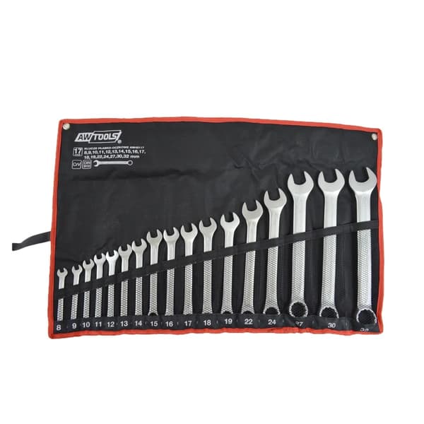 AWTOOLS KOMBINATIONSNØGLER SÆT 17 stk. /8mm-32mm/
