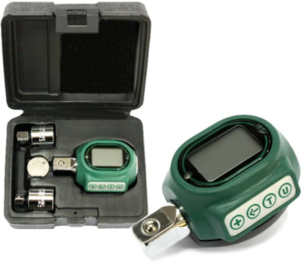 HONITON REDUKTIONSSÆT MED ELEKTRONISK MOMENTMÅLER, 3 stk. 1/4", 3/8", 1/2"