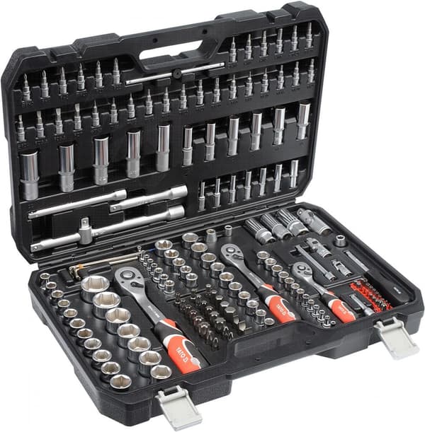 YATO NØGLE SÆT 1/4", 3/8", 1/2" 173 stk. XXL 38931