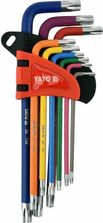 YATO RÖR TORX NYCKLAR 9 st. T10-T50 05633