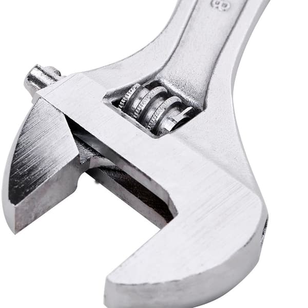 Justerbar nøkkel 8" Deli Tools EDL008A (sølv)