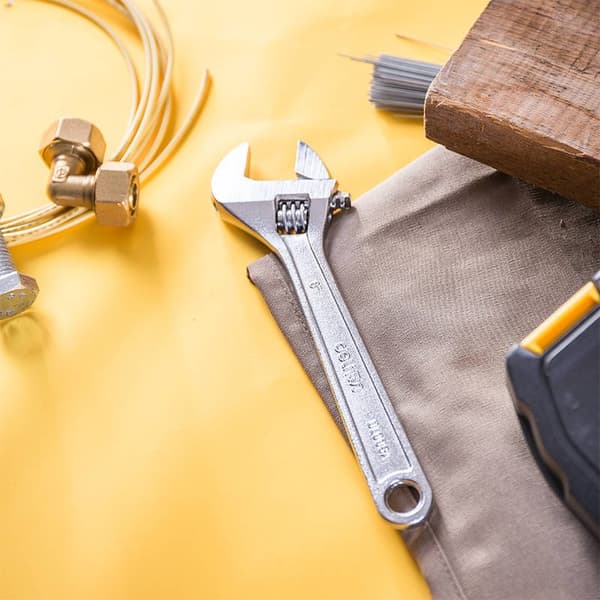Justerbar nøkkel 8" Deli Tools EDL008A (sølv)