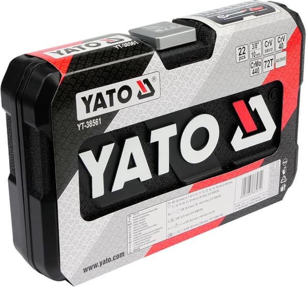 Yato YT-38561 mekaniikkatyökalusarja 22 työkalua