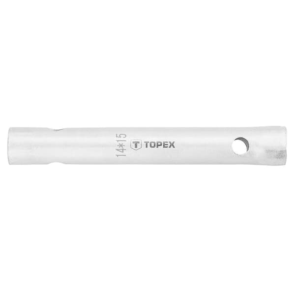Dobbeltsidet rørnøgle 14 x 15 mm