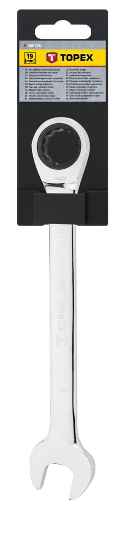Skraldegaffelnøgle, 19 mm