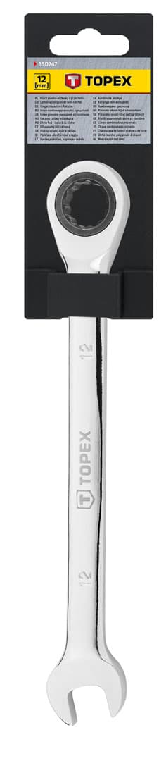 Skraldegaffelnøgle, 12 mm