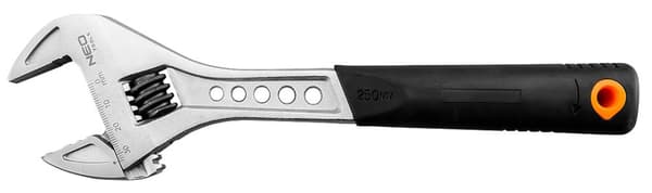 Justerbar skruenøgle 250 mm, rækkevidde 0-33 mm