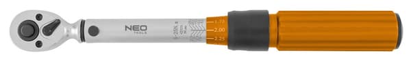 1/4" dubbelriktad momentnyckel, 5-25Nm, set om 21