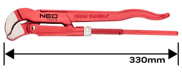Putkiavain tyyppi "S", 1,0", 330 mm