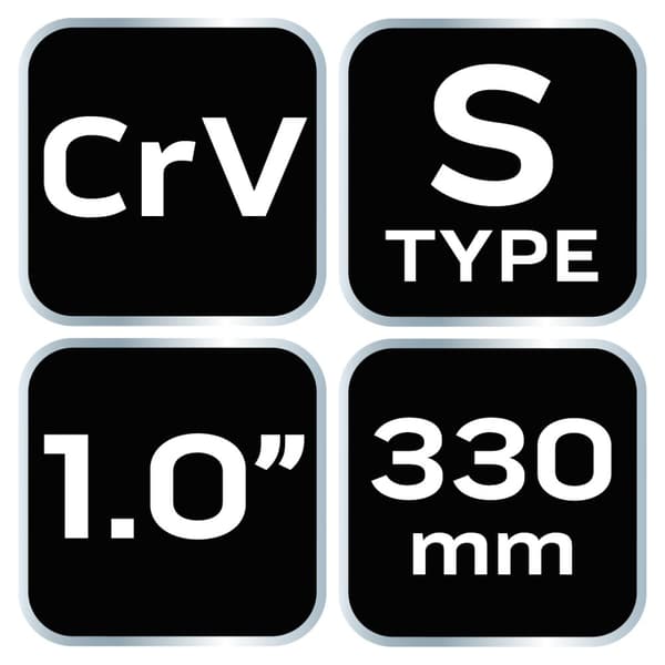 Putkiavain tyyppi "S", 1,0", 330 mm
