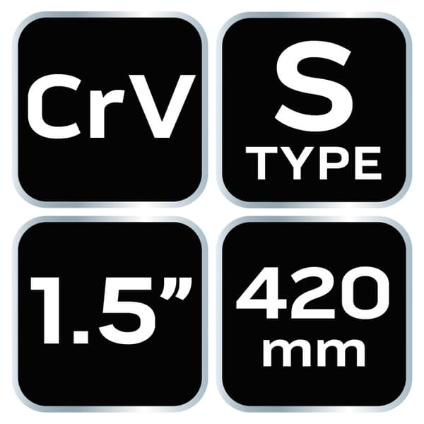 Putkiavain tyyppi "S", 1,5", 420 mm