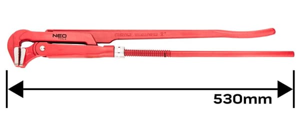 Rörnyckel typ "90", 2,0", 530 mm