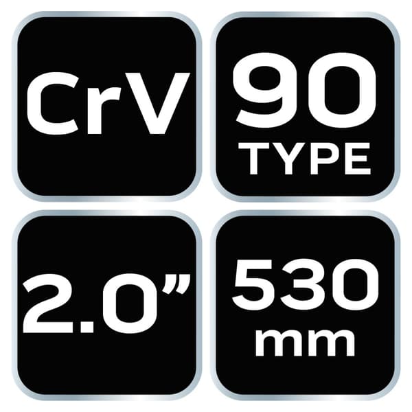 Rörnyckel typ "90", 2,0", 530 mm