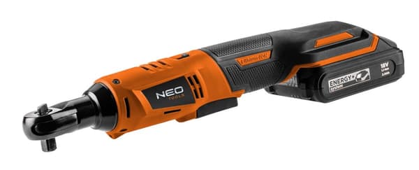 Energy+ 18V Li-Ion trådløs skralde, 3/8", uden batteri, 1/2" adapter