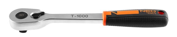 Skralde 1/2", 90 tænder, T-1000