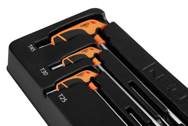 Torx nøgler 6 stk indsats