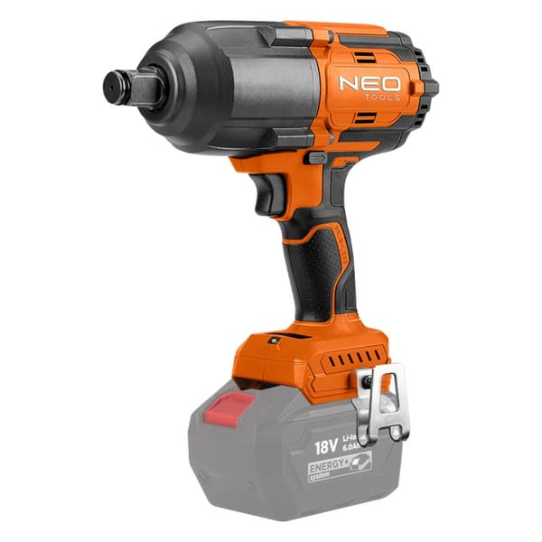 Rustfri slagnøgle 1100Nm batterienergi+ 18V
