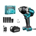 Miniatyrbild 1 av 2: Elektrisk Slagnyckel, 1800 N.m Vridmoment, 7200 rpm Hastighet,EU, 1x6.0Ah Batteri Plast